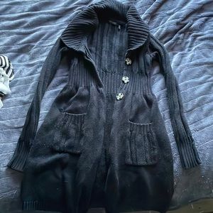 Black cardigan/sweater gently used